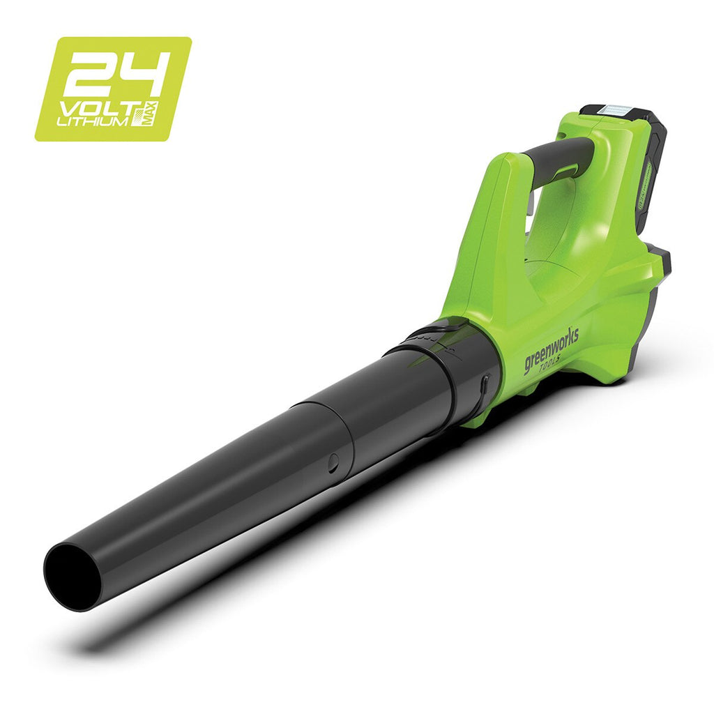 GREENWORKS 24V Axial Blower 4.0Ah Battery & Charger Kit 2402207AU-Kit-4
