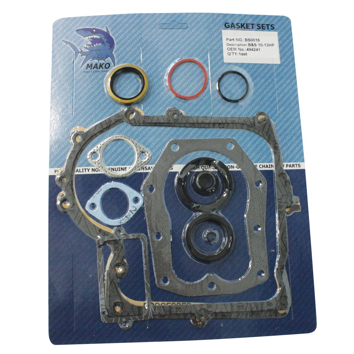Dichtungssatz für Briggs & Stratton Motor 490525 494241 | Gartengeräte
