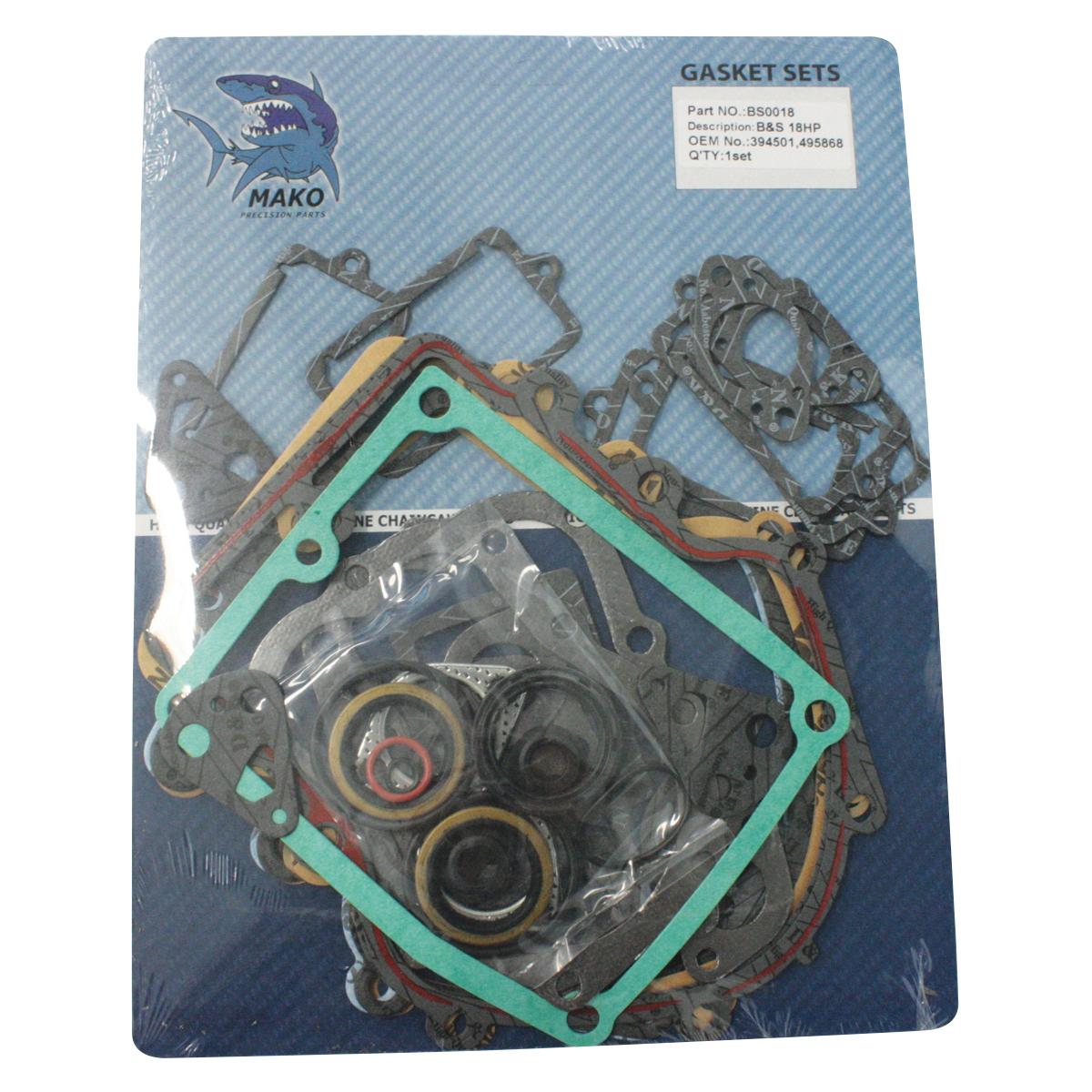 Labwork Gasket Kit With Seals For Briggs & Stratton – Replaces 495868, 491856, 394501