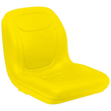 Load image into Gallery viewer, John Deere Multi-Fit Deluxe 18" High Back Cushioned Ride-on Seat (Yellow) AM129969, AM121752