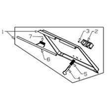 Load image into Gallery viewer, Masport Genuine 19"-21" Rear Catcher Steel Flap Assy. (Black)  973862