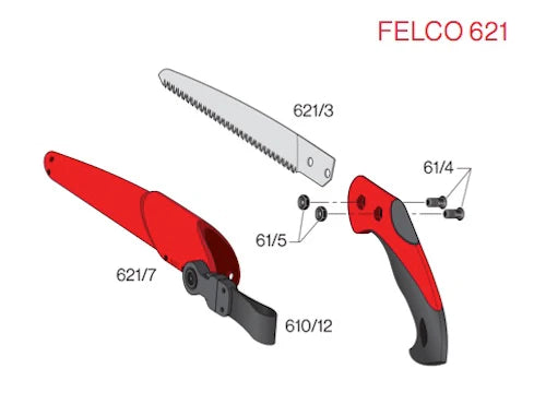 Felco 621 Replacement Folding Saw Blade 621/3