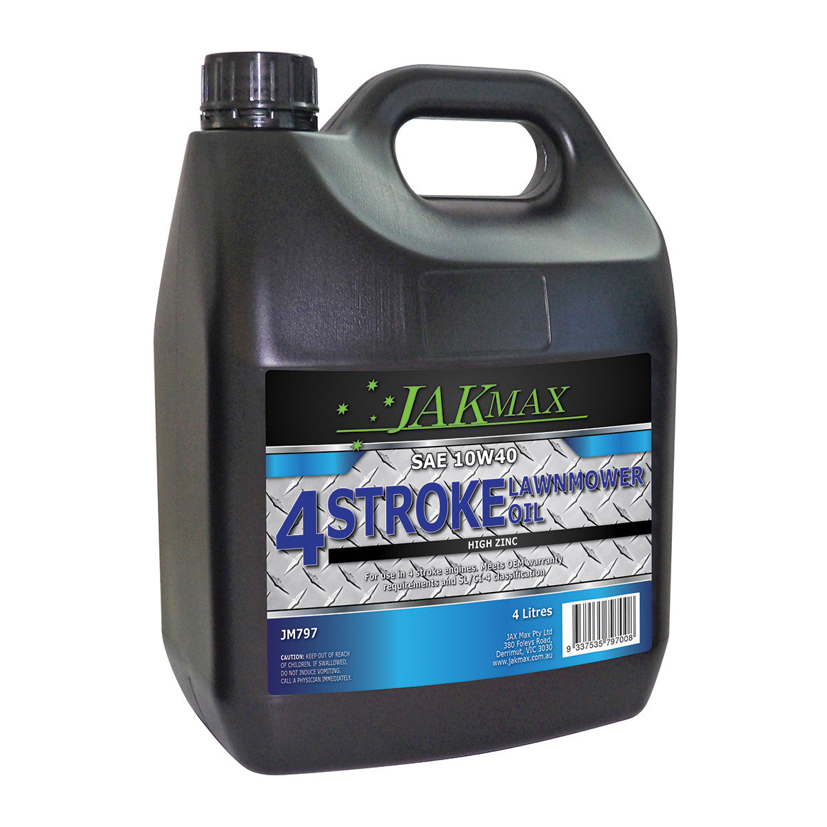 JakMax 10W40 4Stroke SemiSynthetic Oil 4L Power Mowers