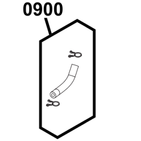 Yardking/Cheeta/Victa Genuine Fuel Line and Clips Set 80102163