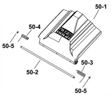 Load image into Gallery viewer, Victa Genuine 20" Hurricane Rear Grass Flap Assembly CH88528A