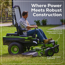 Load image into Gallery viewer, GREENWORKS 60V MaximusZ Zero Turn Electric Riding Mower with 20.0Ah Battery & Wall-Mounted Rapid Charger Kit - 54" Cut 7405007AU - FREE REDEMPTION KIT