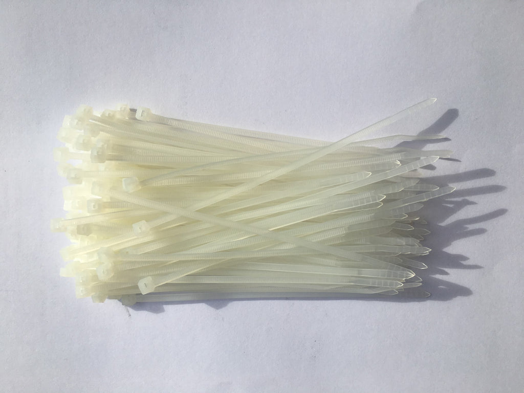 Universal PK100 Cab Tie 120Mmx2.5Mm Whi