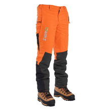 Load image into Gallery viewer, Clogger Zero Gen2 Light and Cool Men's Chainsaw Pants- Hi Vis Orange