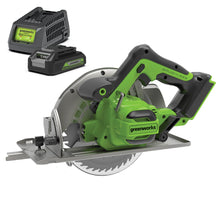 Load image into Gallery viewer, GREENWORKS 24V 2.0Ah 7.25" Brushless Circular Saw Kit