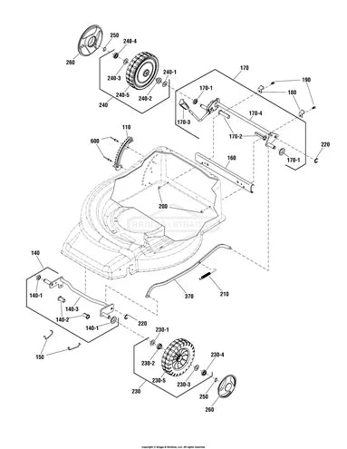 Yardking/Cheeta/Victa Genuine Connecting Height Adjustment Link CH85496D