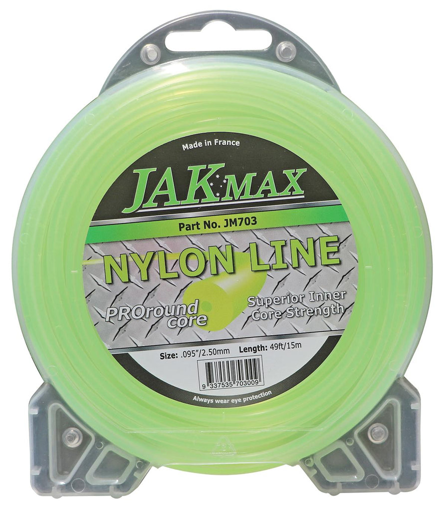 PowerMowers provides professional lawn & garden products that prioritises cutting-edge performance & user-safety. GA PROKUT Round Green Core Trimmer Line .095" 49ft/15m OMK561483, 380-624