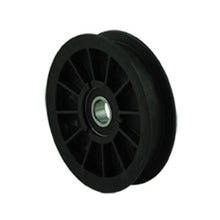 Load image into Gallery viewer, PowerMowers provides professional lawn &amp; garden products that prioritises cutting-edge performance &amp; user-safety. Universal GA Pulley Flat Idler Plastic (4-9/16&quot;) PUL10152