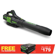 Load image into Gallery viewer, GREENWORKS 60V Pro Axial Blower Skin 2405907AUVT - FREE REDEMPTION KIT