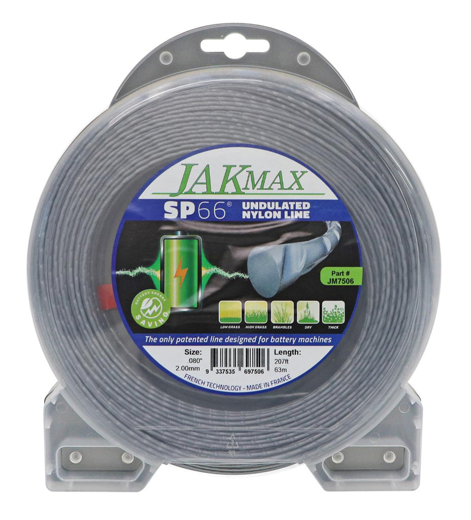 PowerMowers provides professional lawn & garden products that prioritises cutting-edge performance & user-safety. JakMax 1/2lb Donut SP66 Undulated Nylon Line .065"/1.60mm JM7505