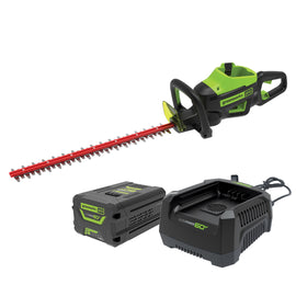 GREENWORKS 60V Pro Hedge Trimmer 66cm (26″) 4.0Ah Battery & Charger Kit 2205807AUVT-Kit-4