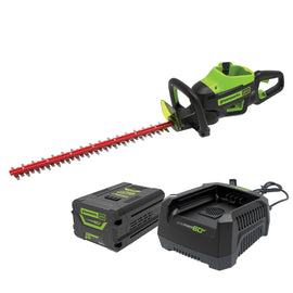 GREENWORKS 60V Pro Hedge Trimmer 66cm (26″) 6.0Ah Battery & Charger Kit 2205807AUVT-Kit-6