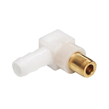 Load image into Gallery viewer, PowerMowers provides professional lawn &amp; garden products that prioritises cutting-edge performance &amp; user-safety. Briggs &amp; Stratton 19/28 Fuel Filter Elbow 692317, 493496