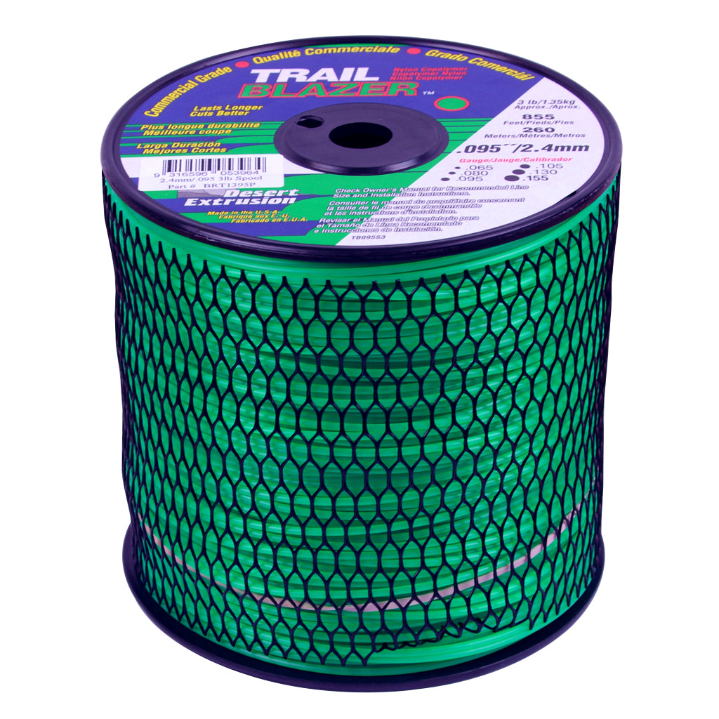 PowerMowers provides professional lawn & garden products that prioritises cutting-edge performance & user-safety. Trail Blazer 856ft (.095"/2.40mm) Trimmer Line BRT1395P