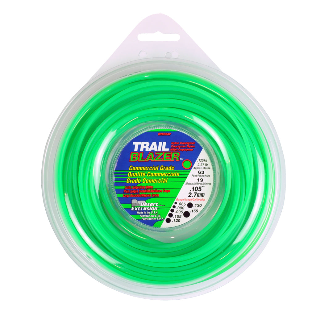 PowerMowers provides professional lawn & garden products that prioritises cutting-edge performance & user-safety. Trail Blazer Trimmer Line 0.105"/2.70mm Donut Length 19m BRT3754P