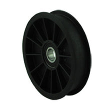 Load image into Gallery viewer, PowerMowers provides professional lawn &amp; garden products that prioritises cutting-edge performance &amp; user-safety. GA Universal Flat Idler Pulley Plastic 4-31/32&quot; PUL10155