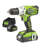 GREENWORKS 24V Driver Drill 4.0Ah Battery & Charger Kit