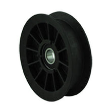 Load image into Gallery viewer, PowerMowers provides professional lawn &amp; garden products that prioritises cutting-edge performance &amp; user-safety. GA Universal Flat Idler Pulley Plastic 4-3/4&quot; PUL10153