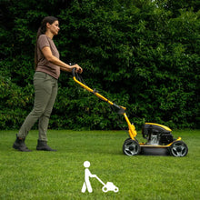 Load image into Gallery viewer, Stiga Multiclip 750 S 166cc Fulcrum Handle Self-Propelled Mulching Lawn Mower - 19" Cut