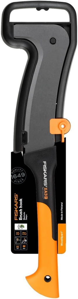 Fiskars XA3 WoodXpert Brush Hook (50.5cm) Hardened Steel Blade JM1513