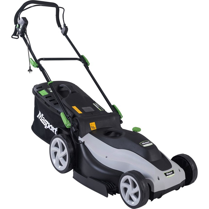 Masport Corded Powerful 1800-Watt Electric Lawn Push Mower - 16.5" Cut 553238