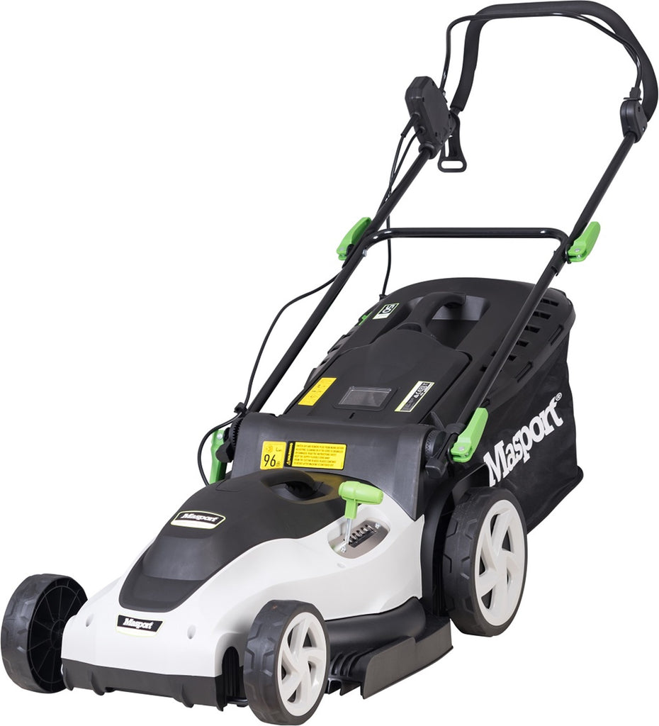 Masport Corded Powerful 1800-Watt Electric Lawn Push Mower - 16.5" Cut 553238