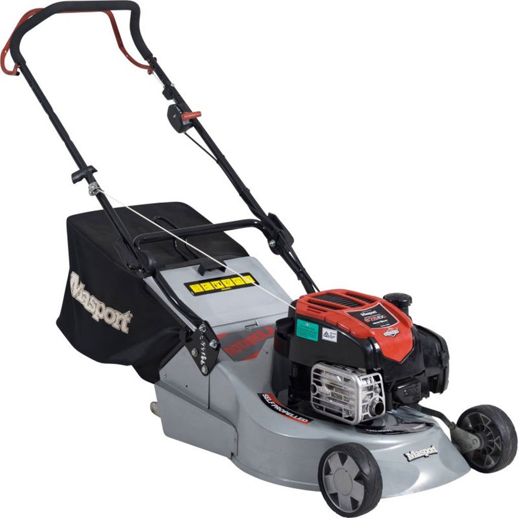 Masport Rotarola SP AL 163cc Self-Propelled Roller Stripe Lawn Mower - 18" Cut