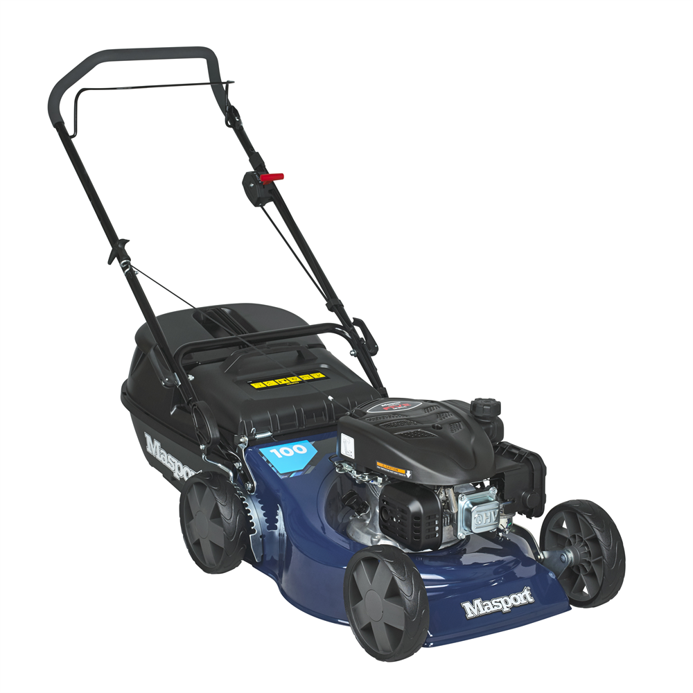 Masport 100 ST 2'n1 123cc Quadcut® Lawn Mower - 18" Cut 561780