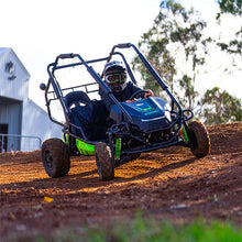 Load image into Gallery viewer, GREENWORKS 60V STEALTH Twin Series All-Terrain 2-Seat Electric Go-Kart 8.0Ah Batteries &amp; Dual Charger Kit