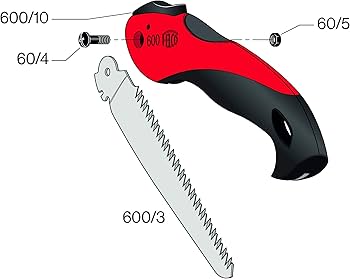 Felco 600 Hand Saw Handle Bolt Screw and Nut Kit 60/4 + 60/5