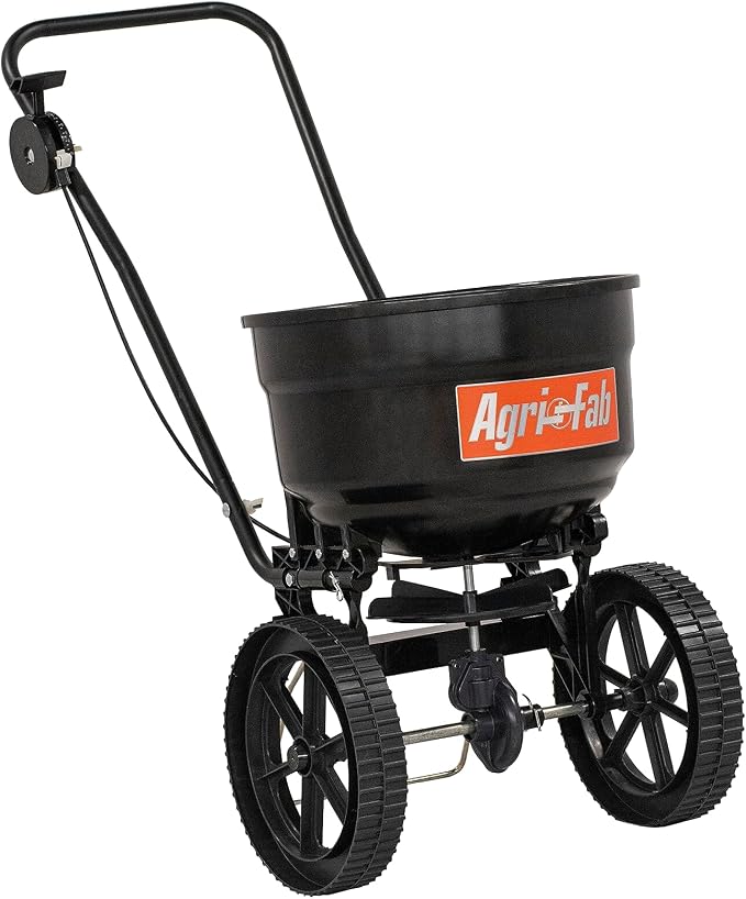 Agri-Fab (50Lb Capacity) Walk-Behind Push Lawn Broadcast Spreader 45-0566