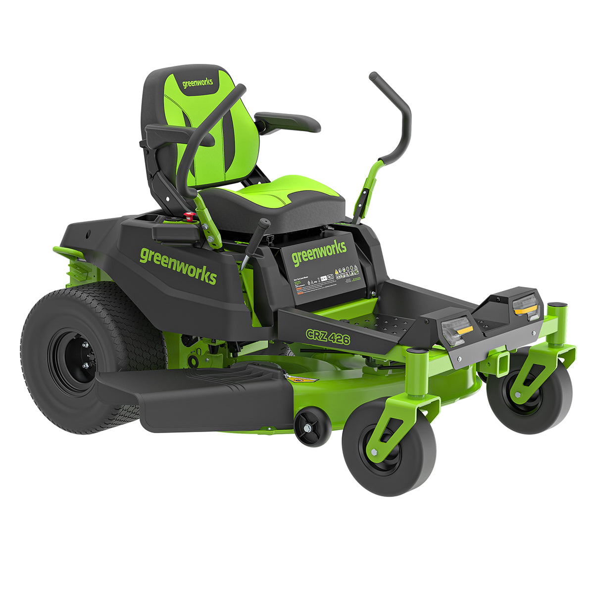 GREENWORKS 60V GEN1.5 Pro Electric Zero Turn Mower with 8.0Ah Battery & Rapid Wall Charger Kit - 42