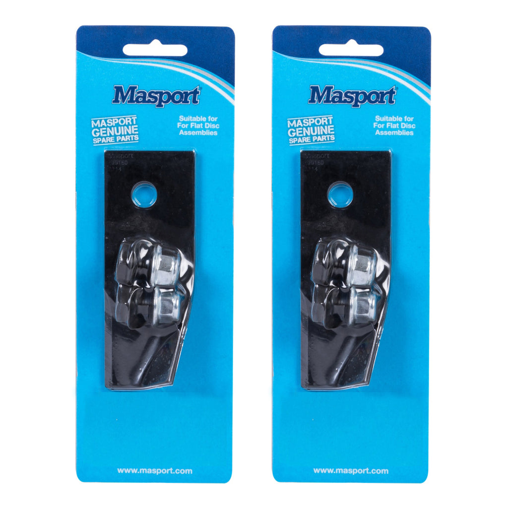 Masport Genuine S19 19" Blade & Bolt Set of (4) 564669, 773540