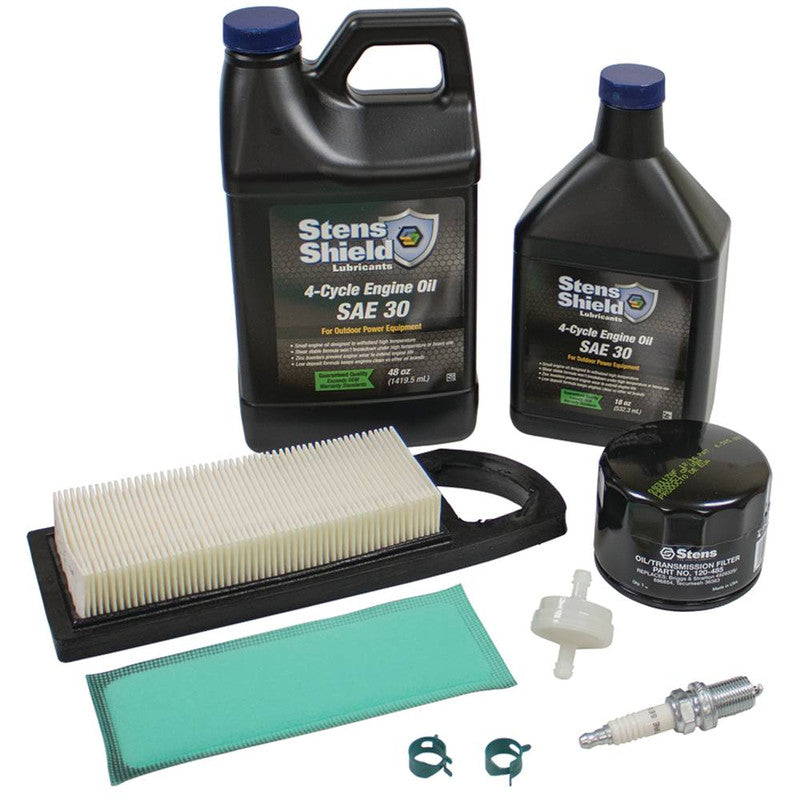 Briggs & Stratton 15-17.5hp Filter-A/C Cartridge & Foam, Oil, Fuel & Plug Service Kit 5127A, 5127B