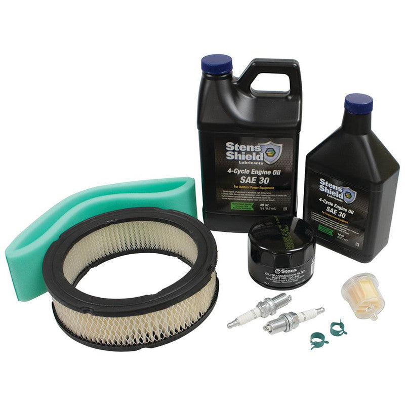 Briggs & Stratton 12.5-21hp Vanguard V-Twin Engine Filter-A/C Cartridge & Foam, Oil, Fuel & Plug Service Kit 84004937