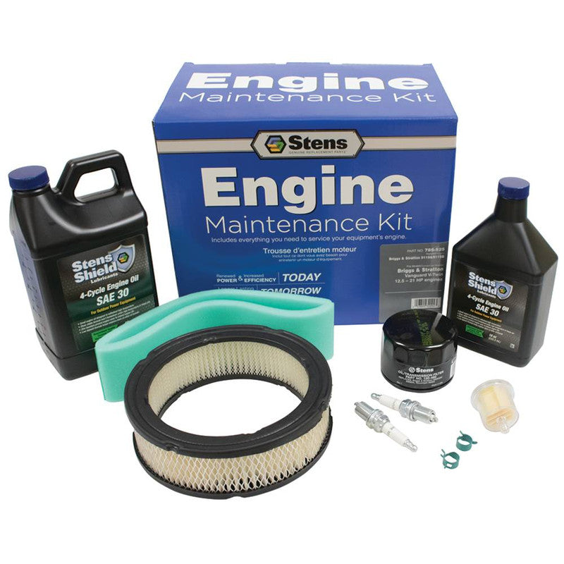 Briggs & Stratton 12.5-21hp Vanguard V-Twin Engine Filter-A/C Cartridge & Foam, Oil, Fuel & Plug Service Kit 84004937