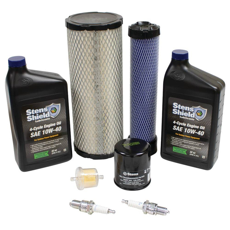 Kawasaki Premium FH601V, FH641V, FH661V, FX801V, FX850V Engine Maintenance Filter-A/C Cartridge, Fuel, Oil & Plug Service Kit 785-651, 99969-6419