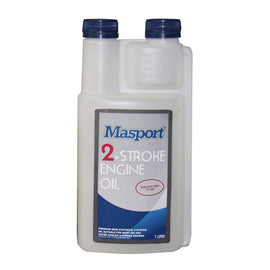 Masport 2-Stroke Semi-Synthetic Oil and Measuring Bottle 1L 833051