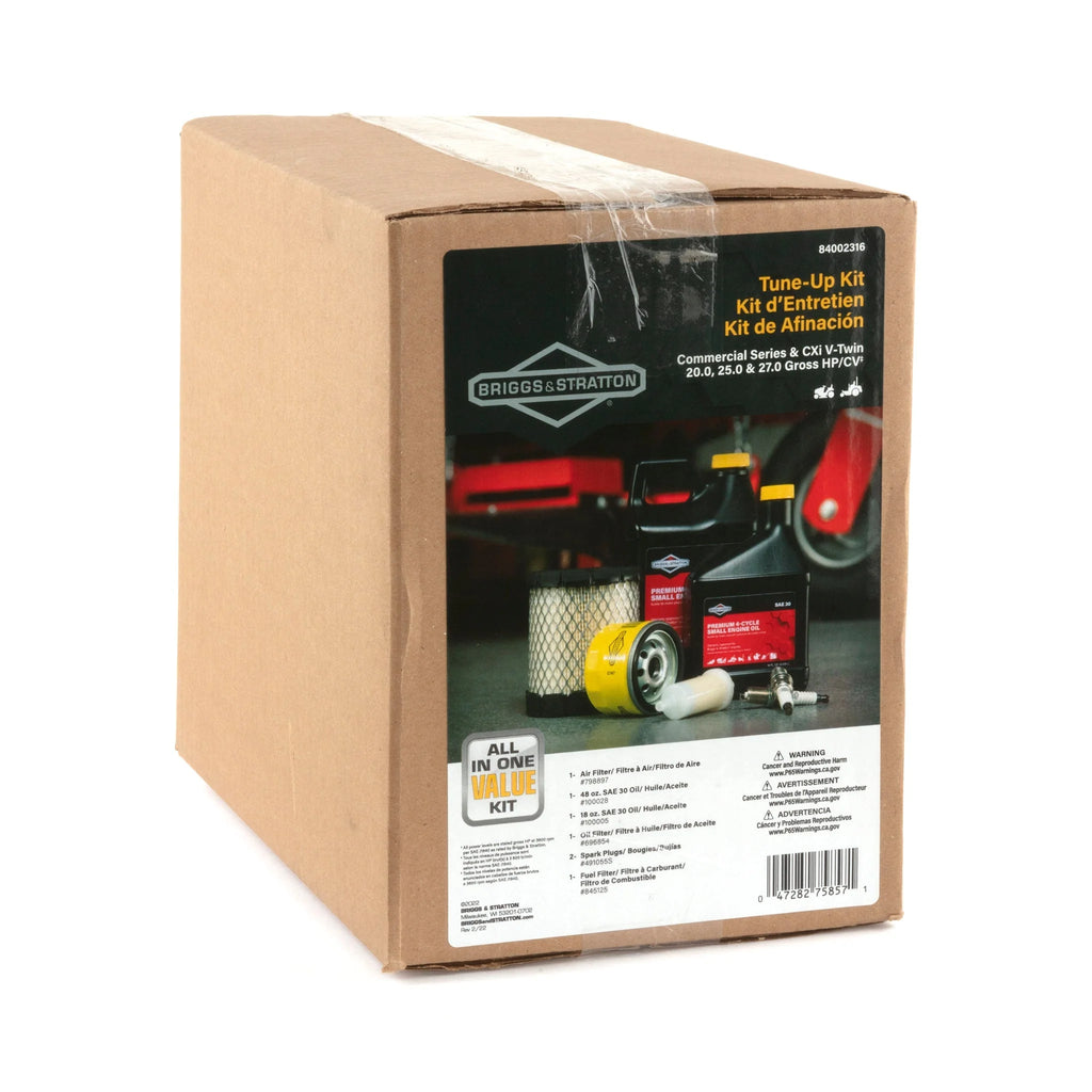 Briggs & Stratton Genuine Commercial Series V-Twin Engines 24HP, 25 HP and 27HP Engine Service Maintenance Kit 84002316