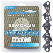 Load image into Gallery viewer, PowerMowers provides professional lawn &amp; garden products that prioritises cutting-edge performance &amp; user-safety. Archer Chain Full Chisel 3/8&quot; .063&quot; 25ft Skip Tooth FC-A-063-25R-RP-ST