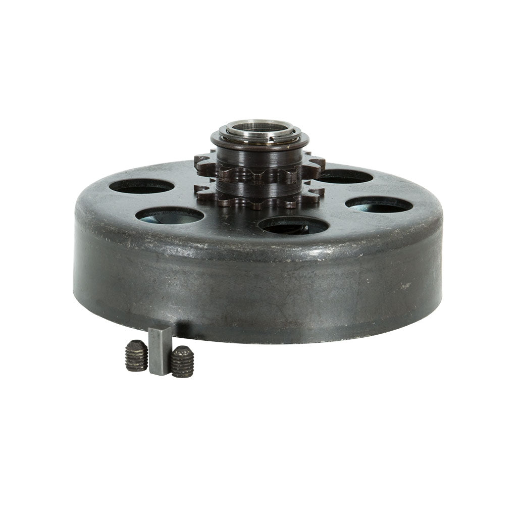 PowerMowers provides professional lawn & garden products that prioritises cutting-edge performance & user-safety. GA/Universal Mini Bike Sprocket & Centrifugal Clutch Assembly 5/8" Bore 11 Teeth CLL2111