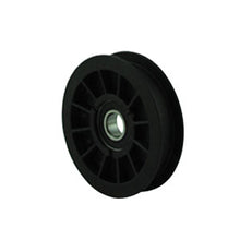 Load image into Gallery viewer, PowerMowers provides professional lawn &amp; garden products that prioritises cutting-edge performance &amp; user-safety. Universal/GA Flat Idler Pulley 4-1/8&quot; PUL10150