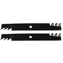 Load image into Gallery viewer, Husqvarna/AYP/Craftsman/McCulloch/Poulan Copperhead 21" Mulcher Bar Blade Set of (2) 127843, 131323, 532 13 97-75, 532 13 89-71