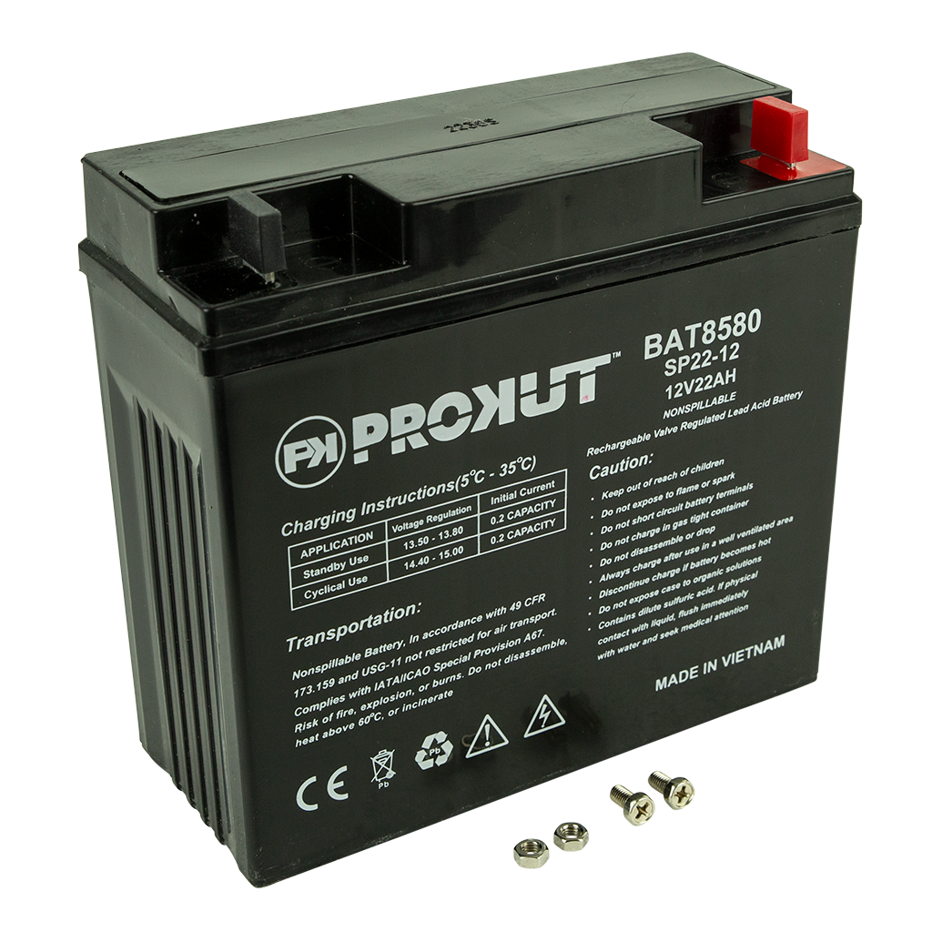 GA/PROKUT/STIGA/Universal/Universal multi-fit/Active BAT8580/ISO9001 Tractor Battery Maintenance Free 200Cca 22Ah 181 X 76 X 167Mm 118120007, BAT8580