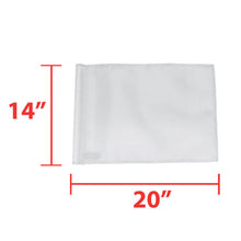 Load image into Gallery viewer, PowerMowers provides professional lawn &amp; garden products that prioritises cutting-edge performance &amp; user-safety. BG1005WHT Tube Style Flag 400 Denier (White)