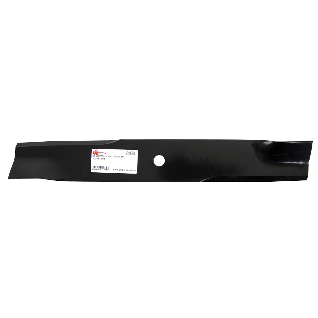 HUSTLER/GA/BIGDOG/Copperhead BLR8250/BLR6345 Hustler 17-7/8" Bar Blade 3 X 52" Cut 603995, 783753